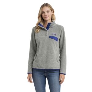 Patagonia Women's Re-Tool Snap-T Fleece Pullover in Gray S